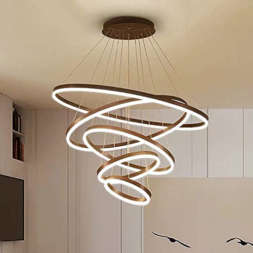 N Lighten Modern Crystal Spiral LED Chandelier for Living room Bedroom Hall  | N-Lighten
