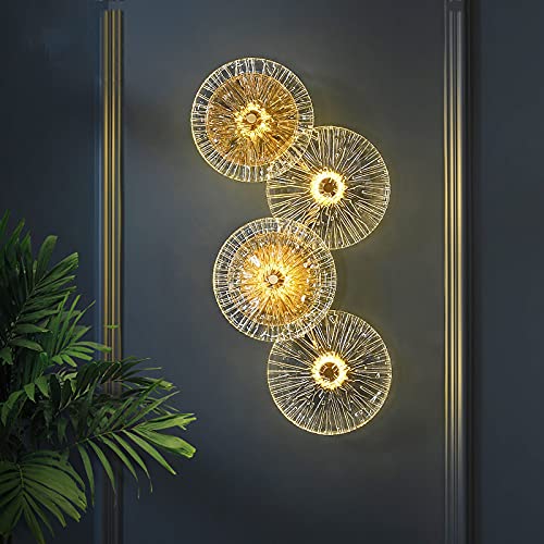 Antumbra Modern Glass LED Wall Art Lamp.